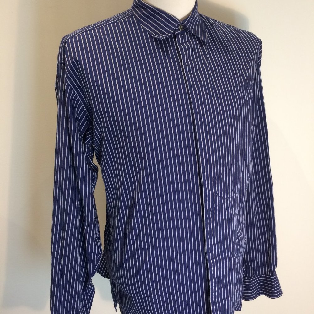 Issey Miyake Size 5 (XL) Men's Shirt Hidden Pocket